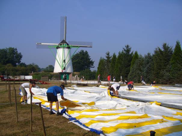 Voorbereiding Molenfeesten 2006