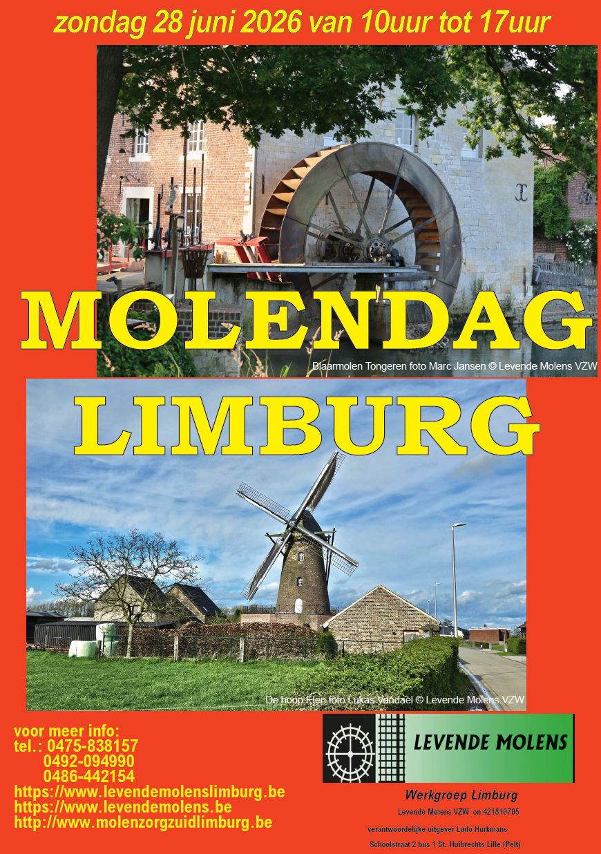 affiche molendag limburg 2026