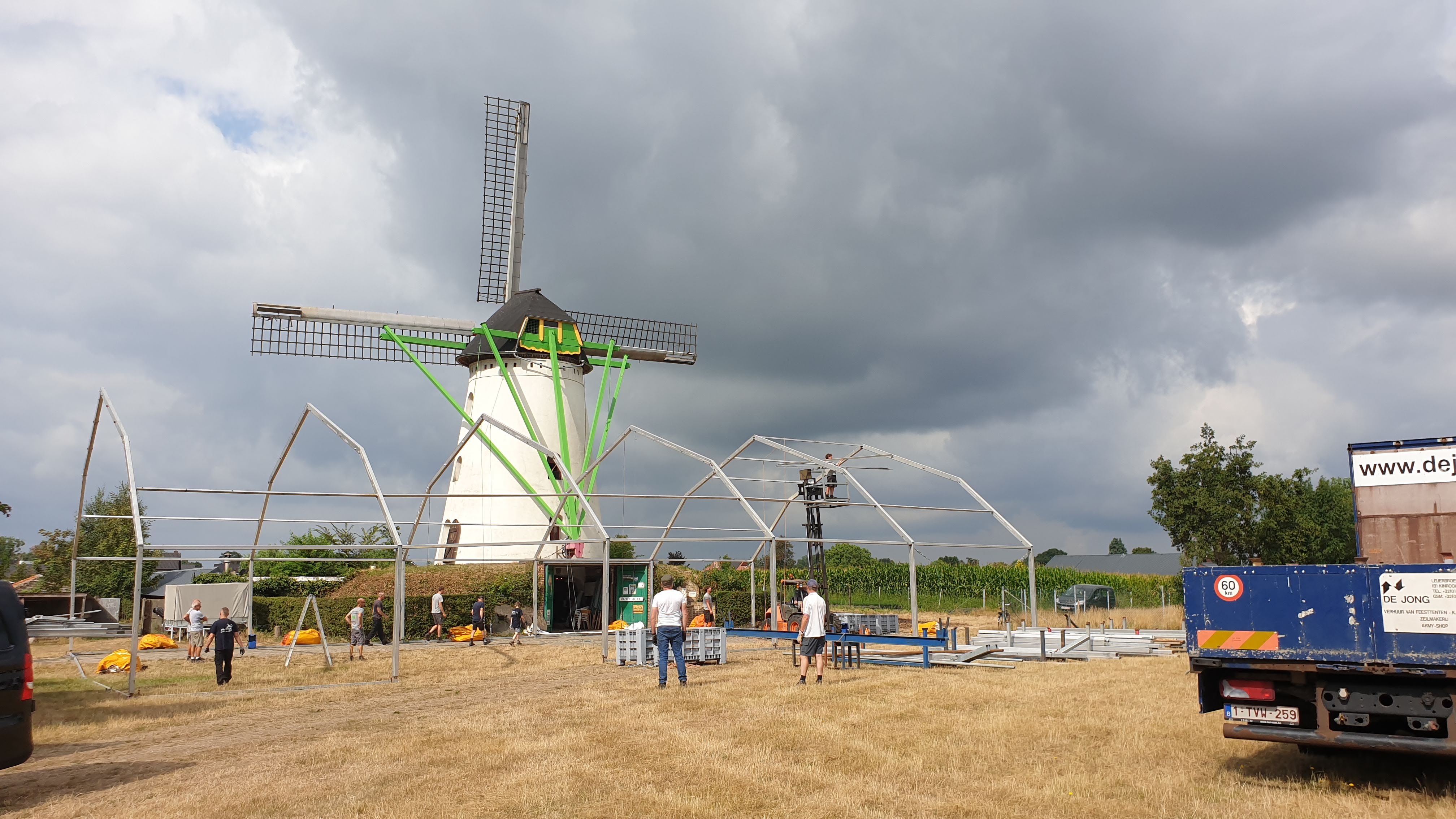 Voorbereiding molenfeest 2022