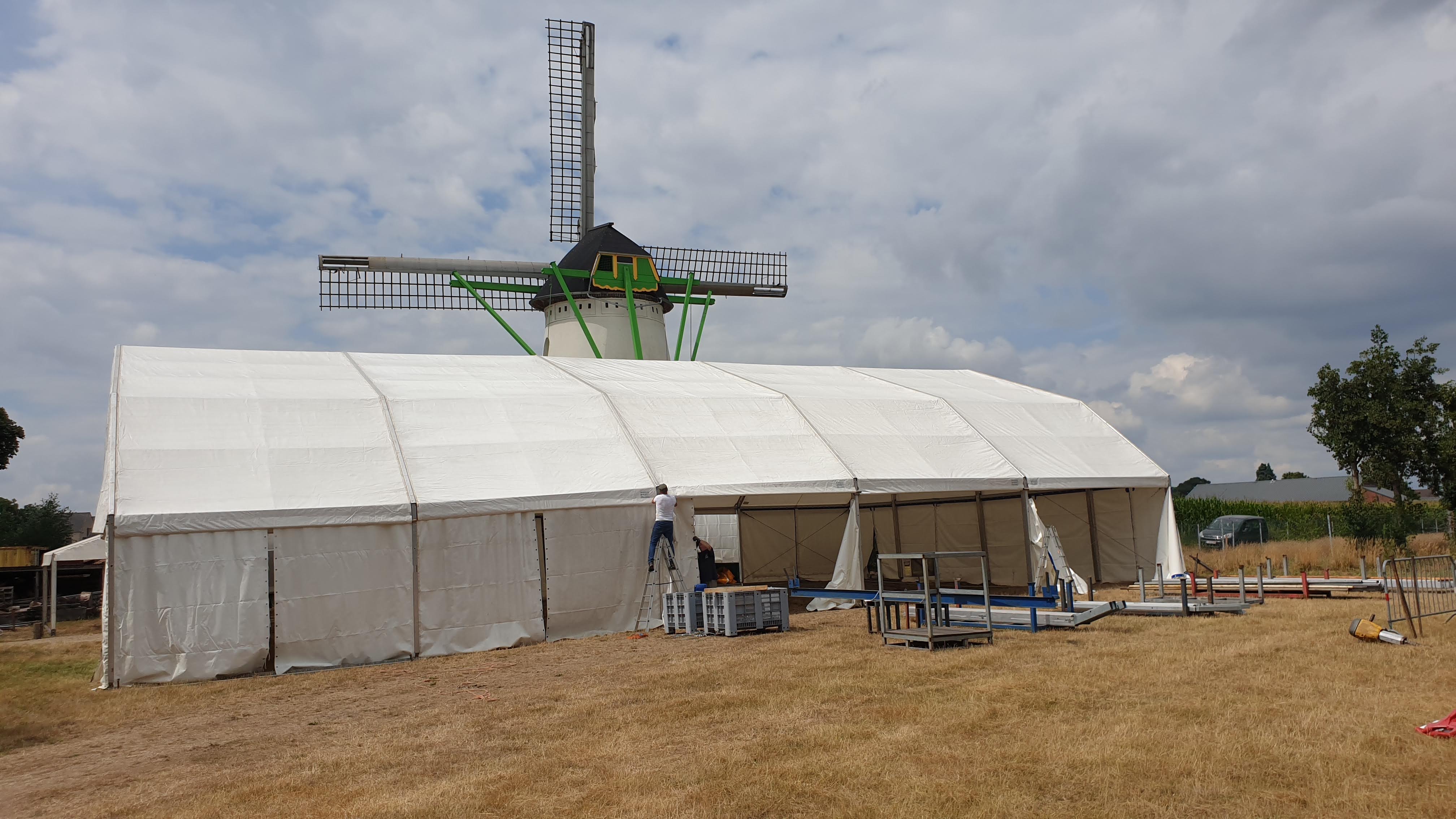 Voorbereiding molenfeest 2022